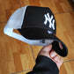 New Era Los New York Yankees black white Trucker a-frame