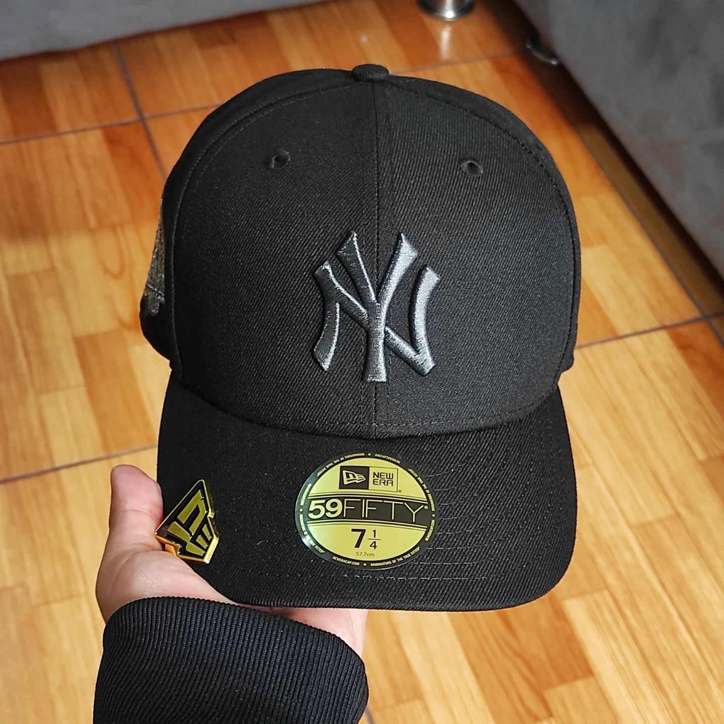New Era New York Yankees World Series 1999 Liquid Titanium Edition 59Fifty Fitted Hat