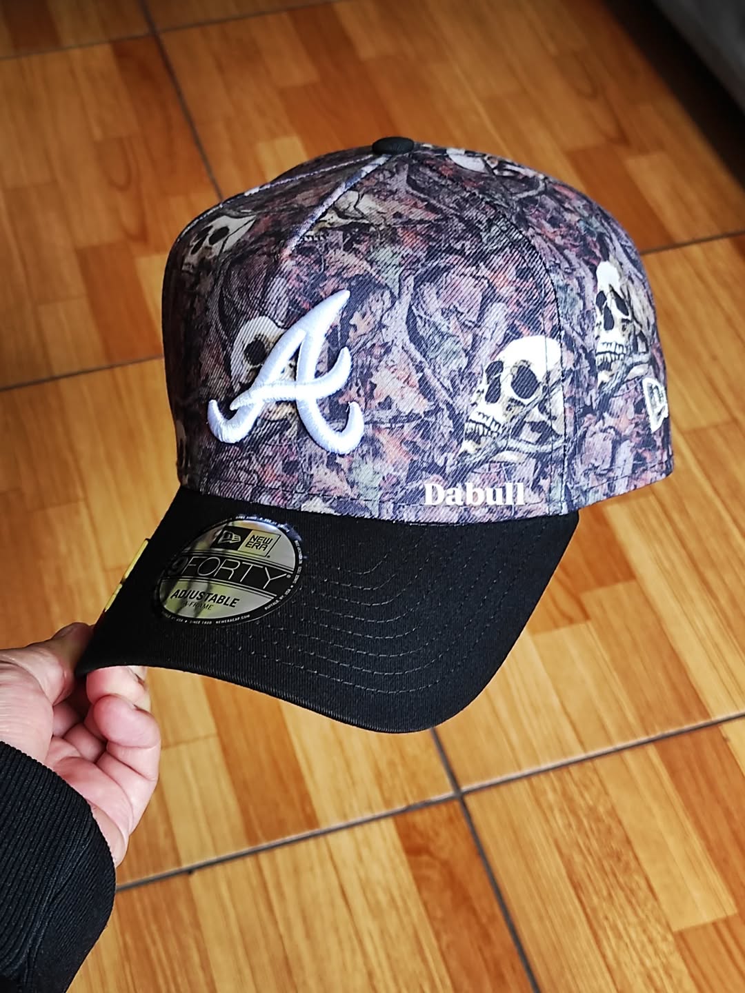 New era Atlanta Braves SKULL ☠️ 9FORTY A-FRAME hat