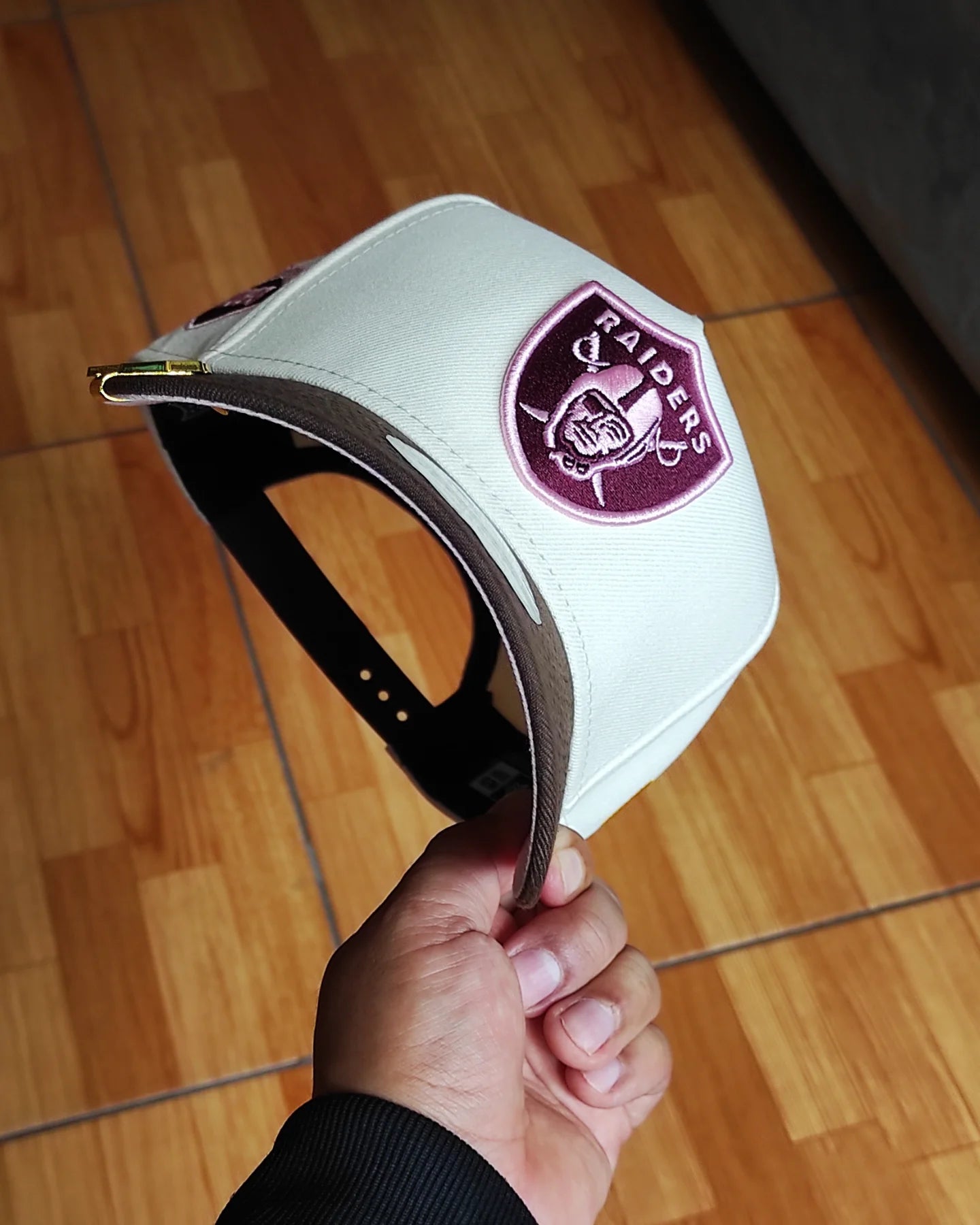 New Era las Vegas Raiders two tone Brown pink 9forty A-FRAME