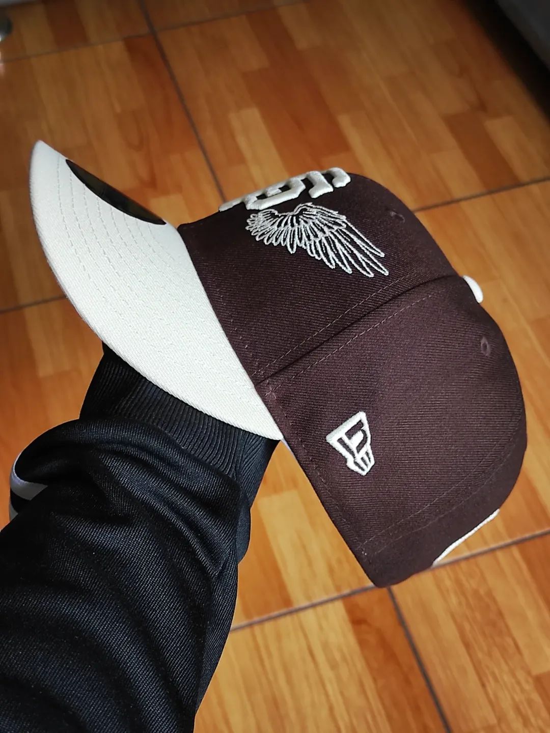 Gorra San Francisco Giants MLB Team Wings 59FIFTY Fitted Marrón Oscuro