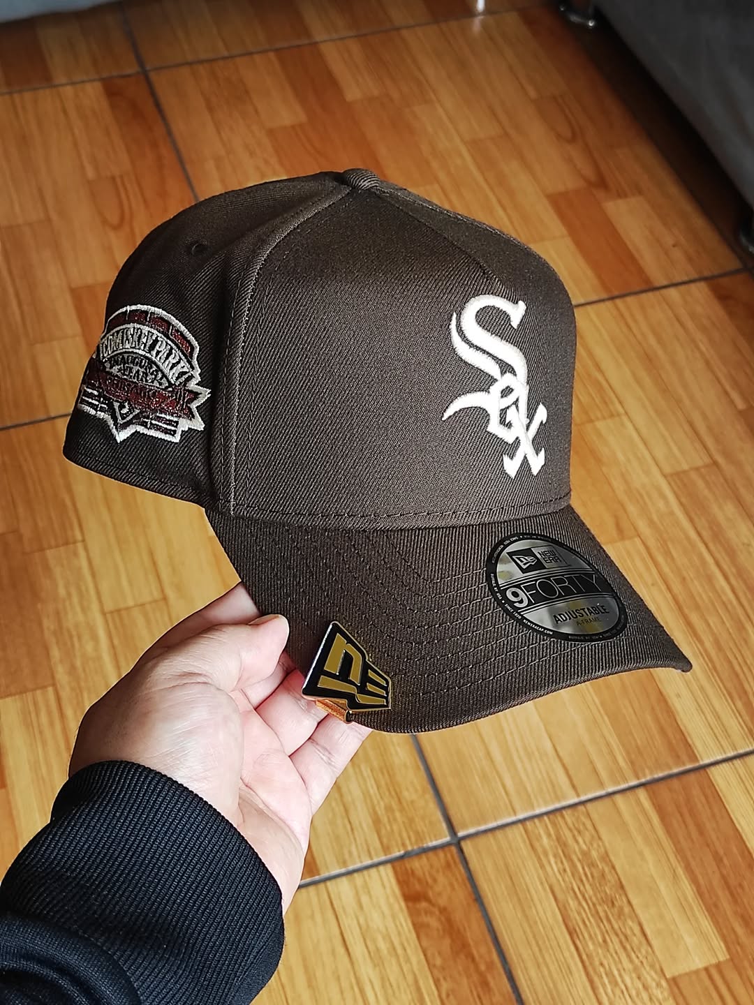 New Era Chicago White Sox Comiskey Park Walnut Copper Prime Edition 9Forty A Frame Snapback Hat