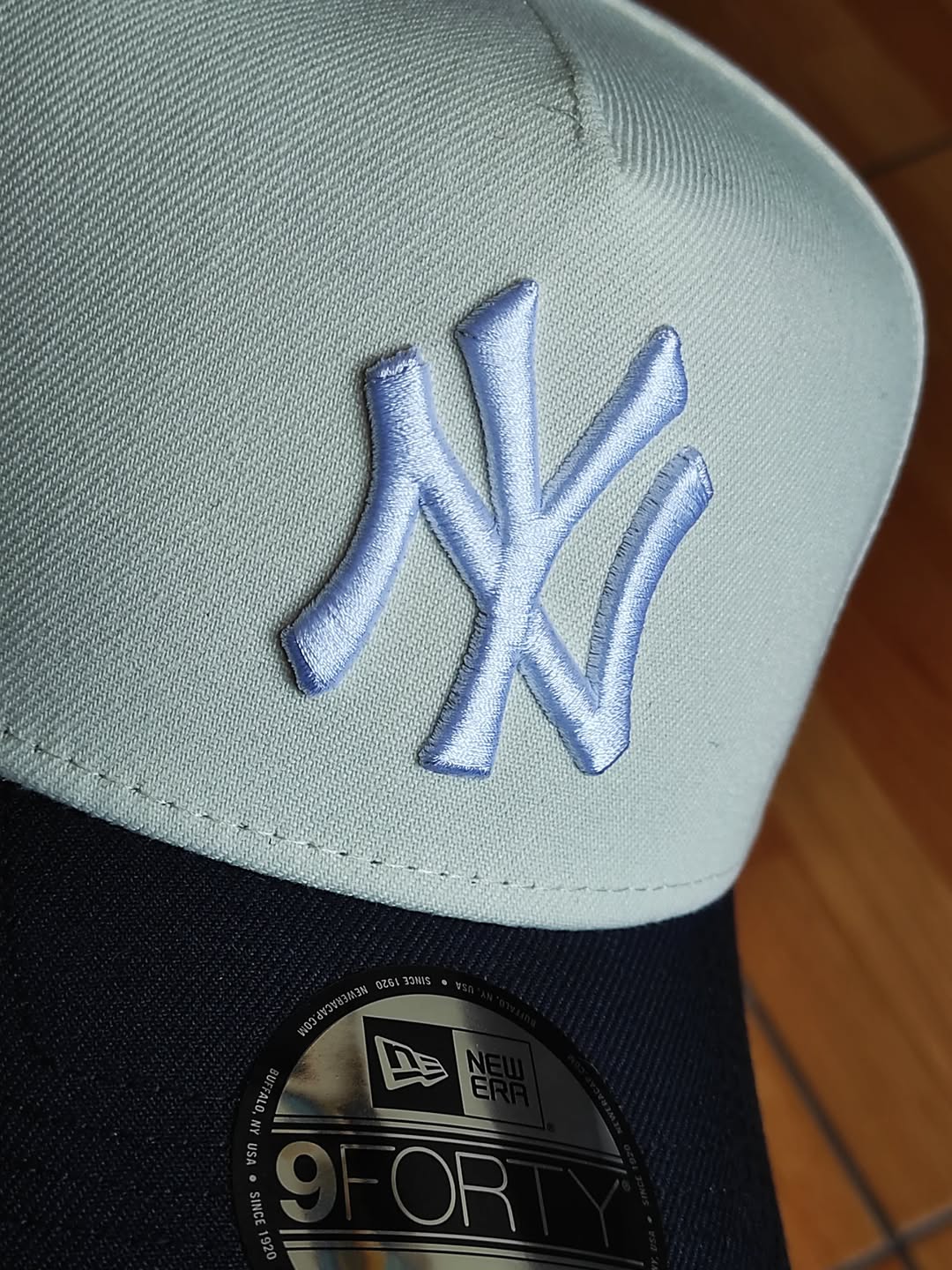 New era new York Yankees World Series 1999, Chrome navy 9forty A-FRAME SNAPBACK