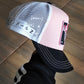 Gorra trucker rosa, blanca y negra Kid Buu DBZ8 BUU Dragon Ball de Capslab