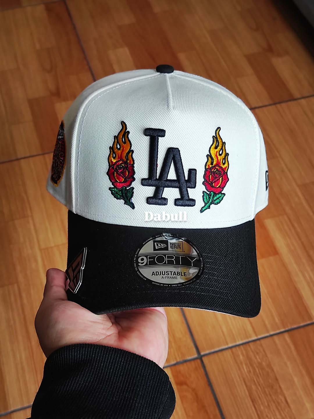 New Era Los Angeles Dodgers World Series Champions 2025 Fire Rose