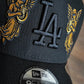 New Era Los Angeles Dodgers 40th Anniversary Angel Black Prime Edition 9Fifty A Frame Snapback Hat