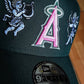 NewEra Anaheim ANGELS cupid 🏹 dark Green 9FORTY A-FRAME SNAPBACK