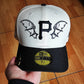 Pittsburgh Pirates MLB Team Wings 59FIFTY Fitted Light Beige Cap