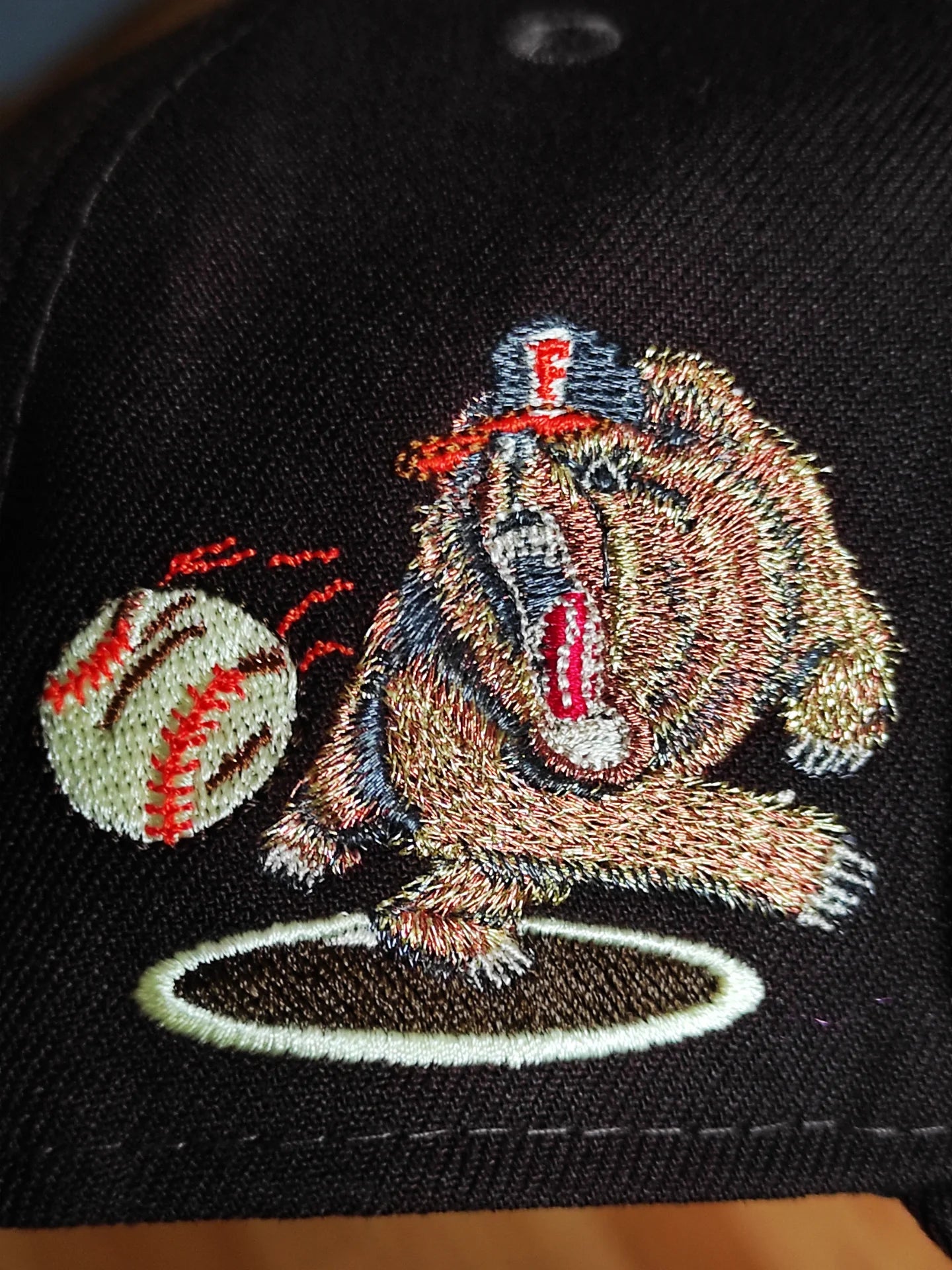New Era Fresno Grizzlies Burnt Wood 9Forty A Frame Snapback