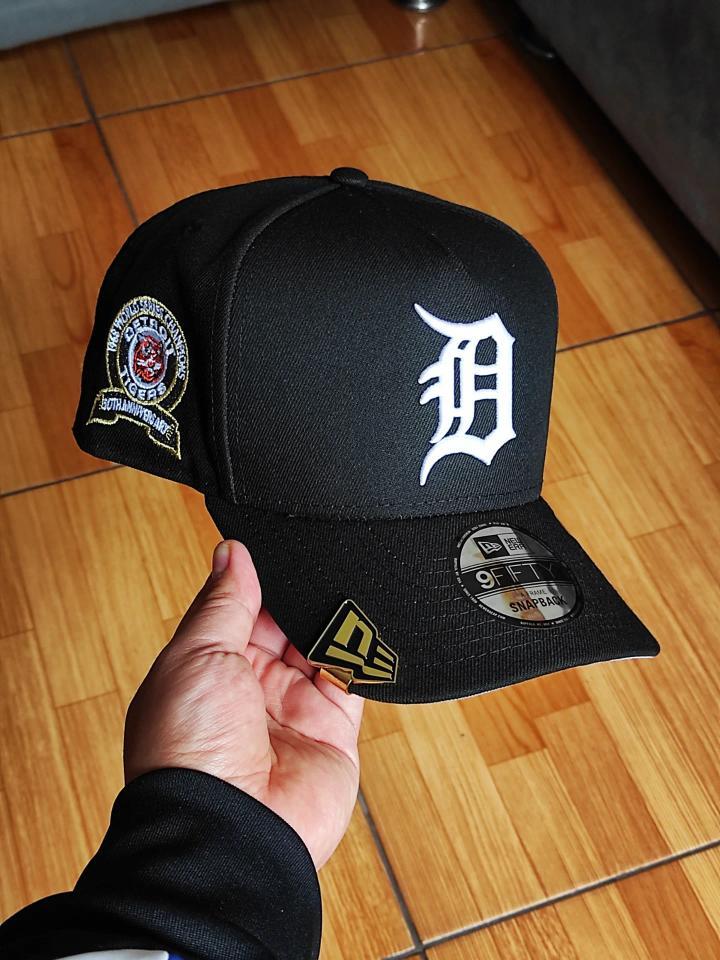 9FIFTY A-FRAME snapback Detroit Tigers 50th aniversario BLACK NewEra