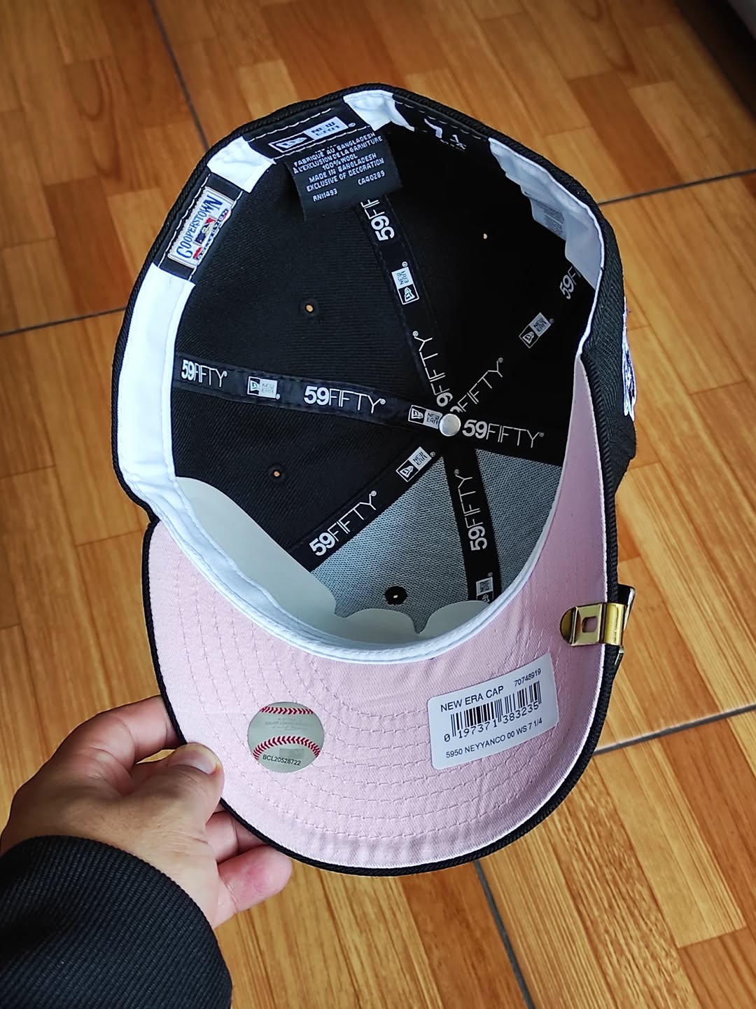 New Era New York Yankees World Series black pink 59fifty