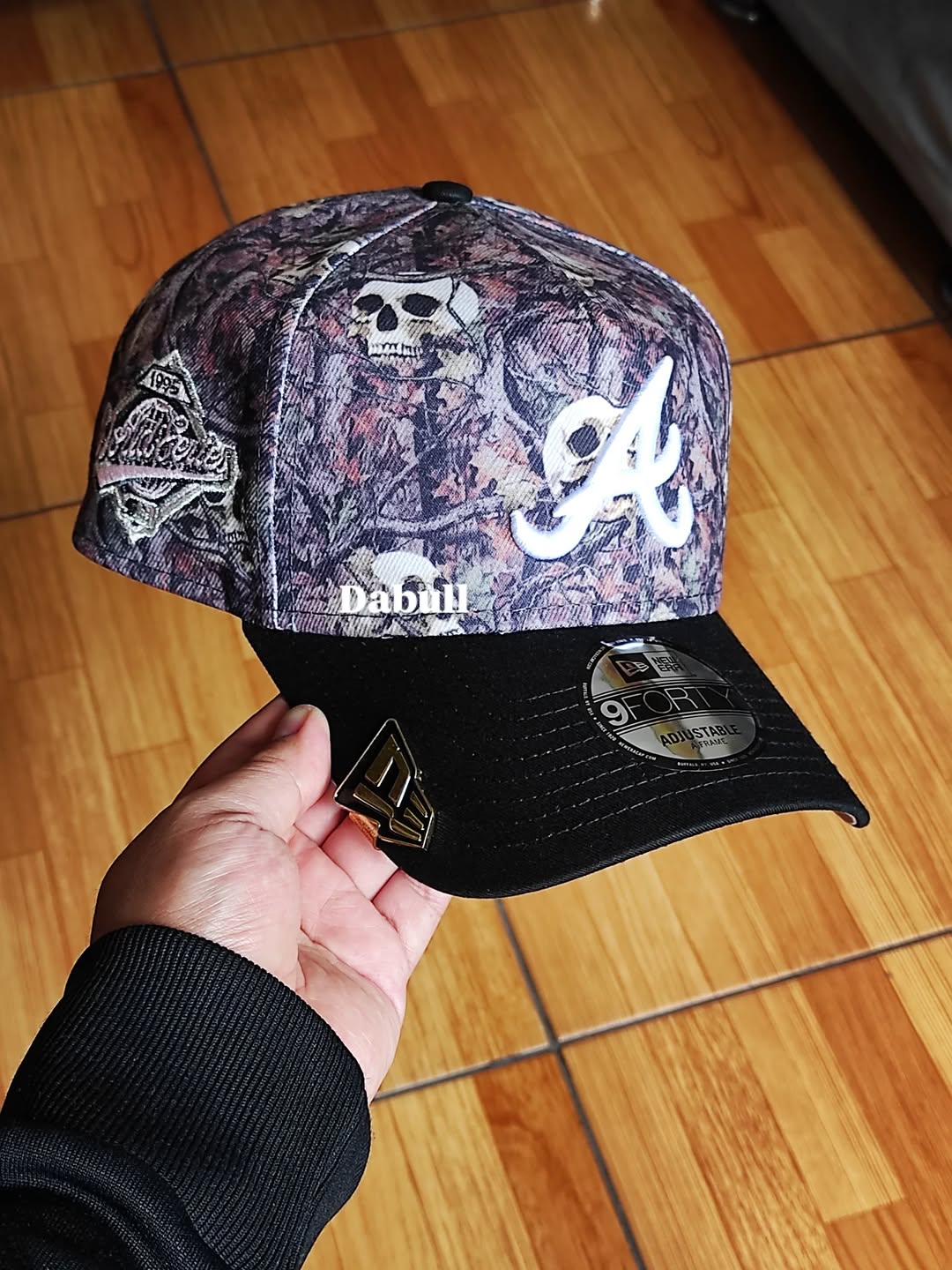 New era Atlanta Braves SKULL ☠️ 9FORTY A-FRAME hat