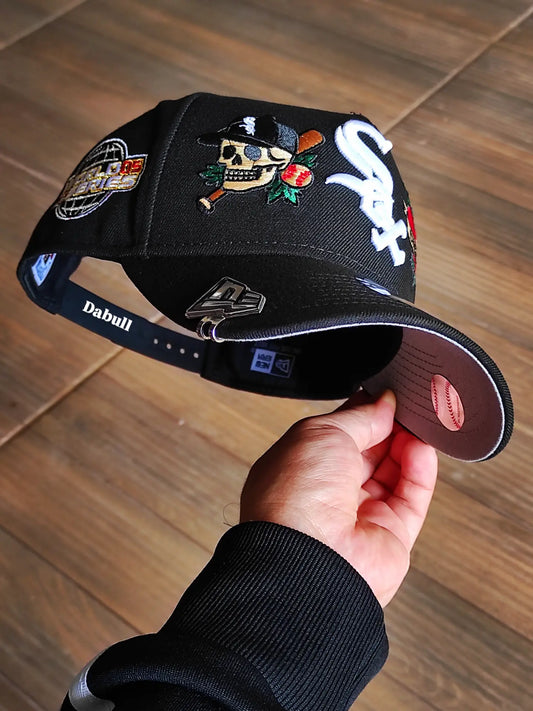 New Era Chicago White Sox World Series 2005 Tattoo Black Prime Edition 9Forty A Frame Snapback Hat