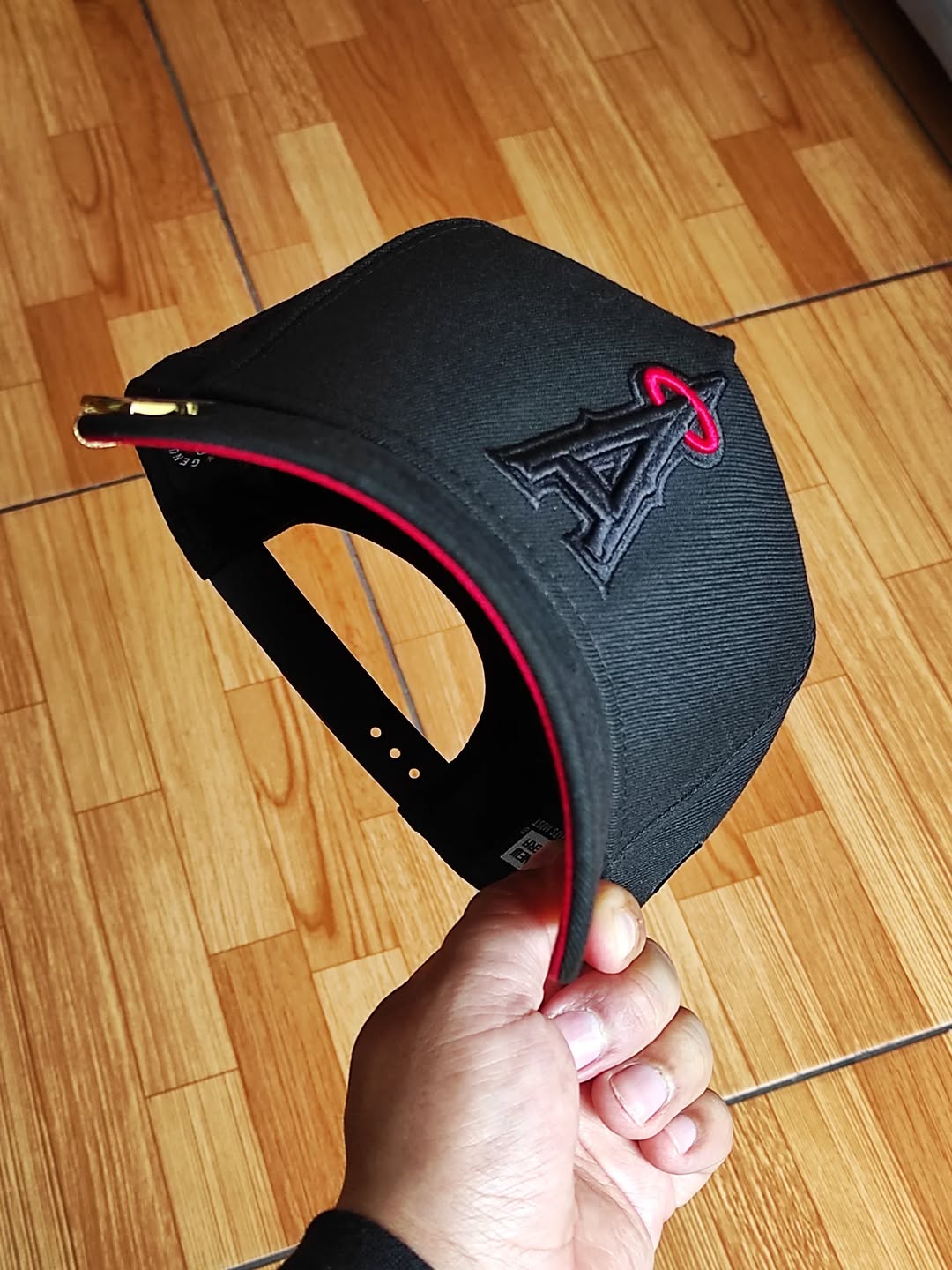 New era Anaheim Angels 50th aniversario black red 9FORTY A-FRAME Snapback