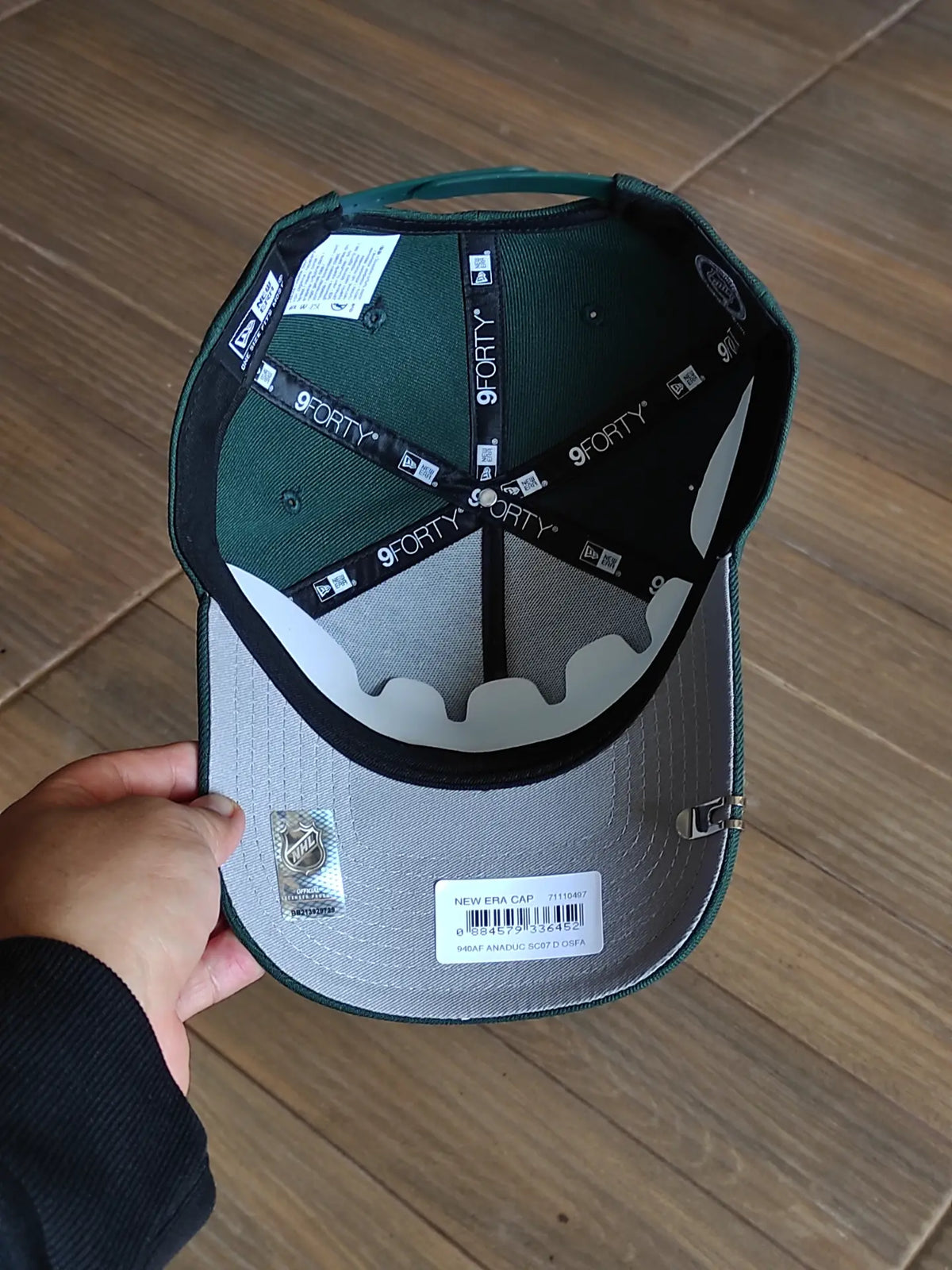 New Era Anaheim Ducks Stanley Cup 2007 Dark Green Prime Edition 9Forty A Frame Snapback Hat