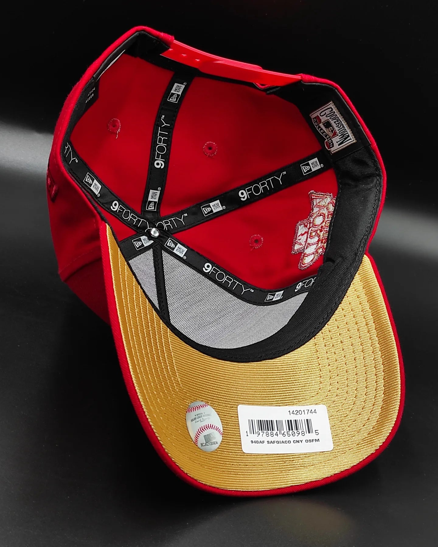 New era San Francisco Gigantes colección año del dragón 9 FORTY AFRAME color rojo🐉🈵