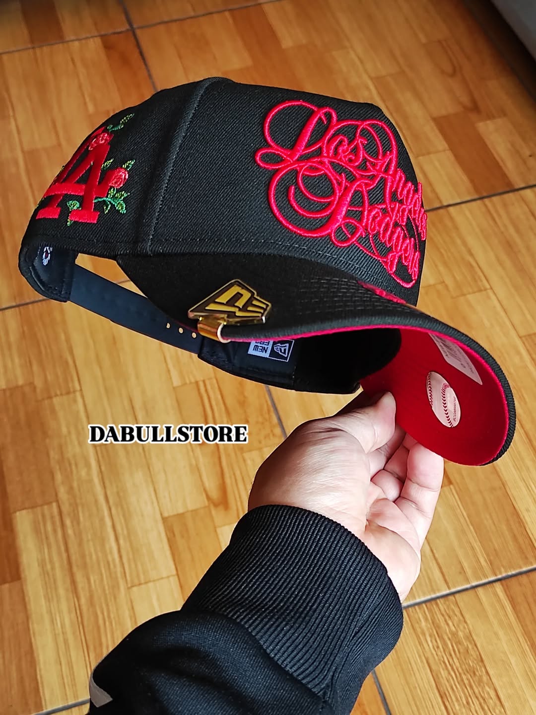 New Era Los Angeles Dodgers rose script 9Forty A Frame Snapback