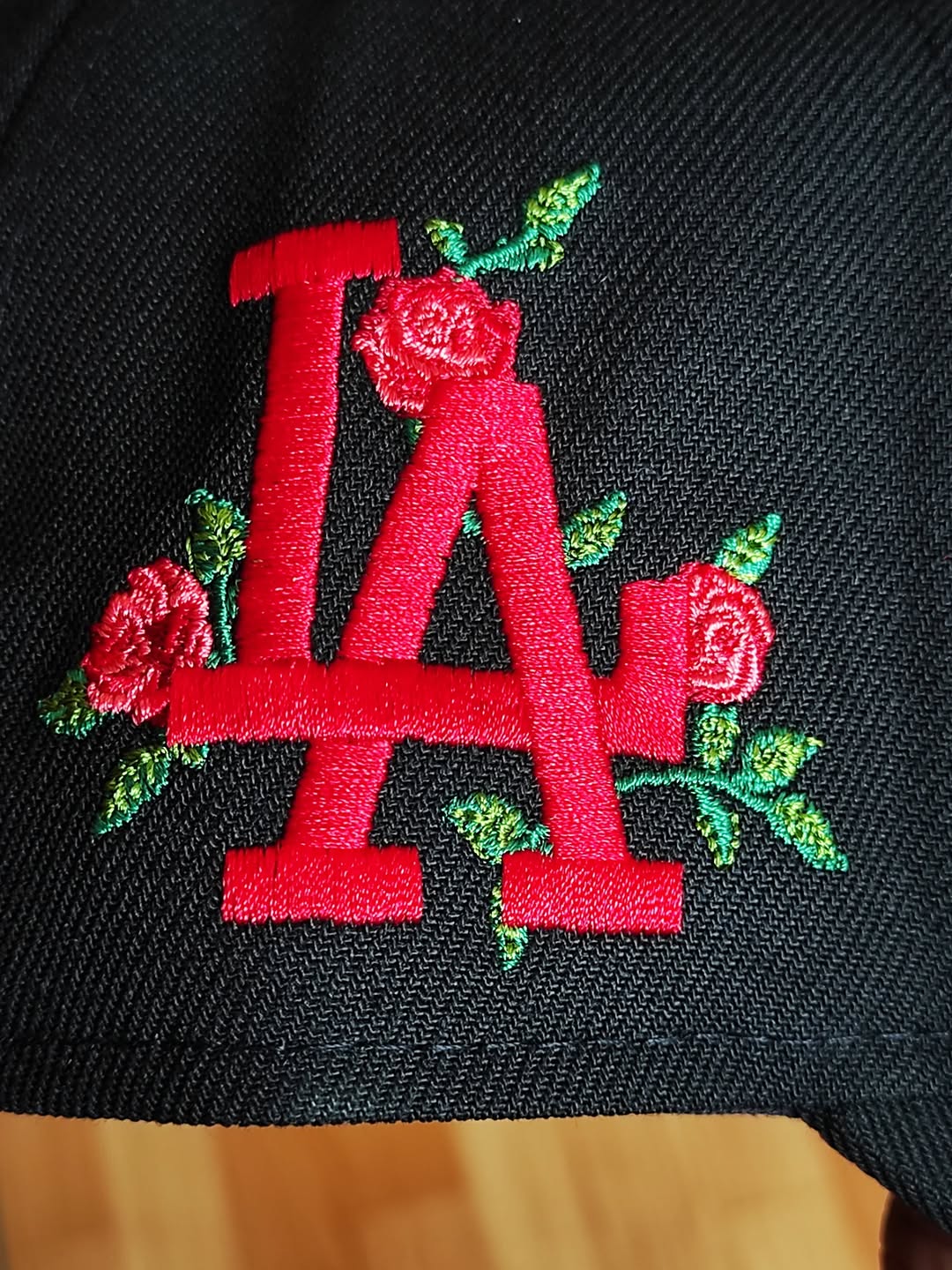 New Era Los Angeles Dodgers rose script 9Forty A Frame Snapback