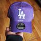 New era Los Angeles Dodgers purple 👖 9FORTY A-FRAME Snapback