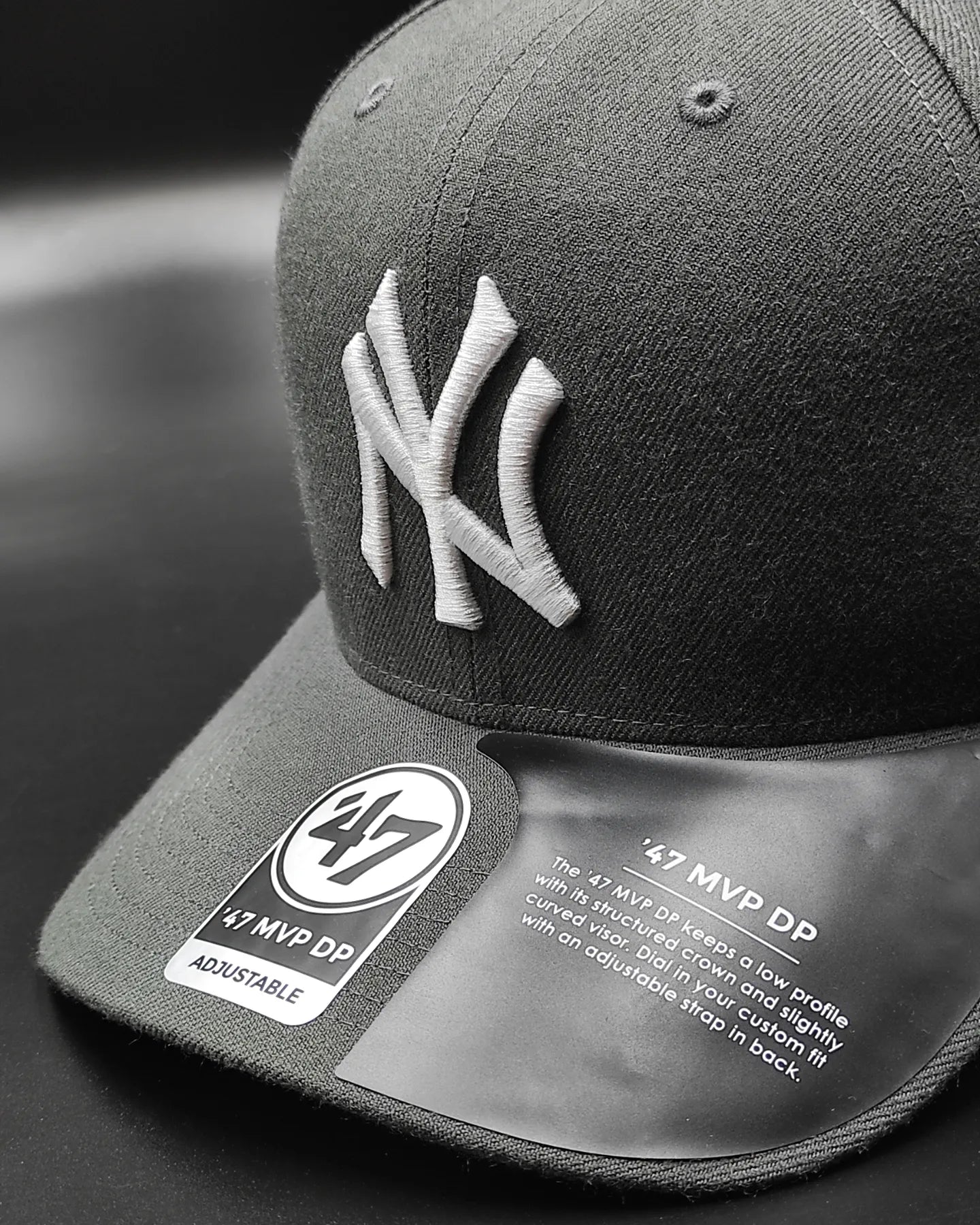 47brand New York Yankees cold zone classic color plomo snapback cap