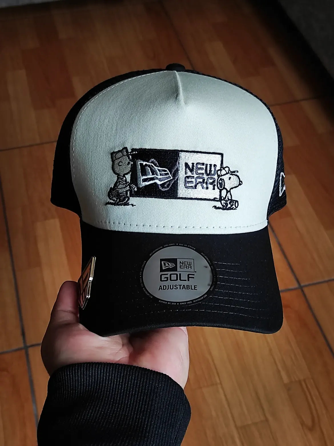 9Forty A-Frame Trucker Peanuts x new Era two tone