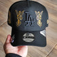 New Era Los Angeles Dodgers 40th Anniversary Angel Black Prime Edition 9Fifty A Frame Snapback Hat