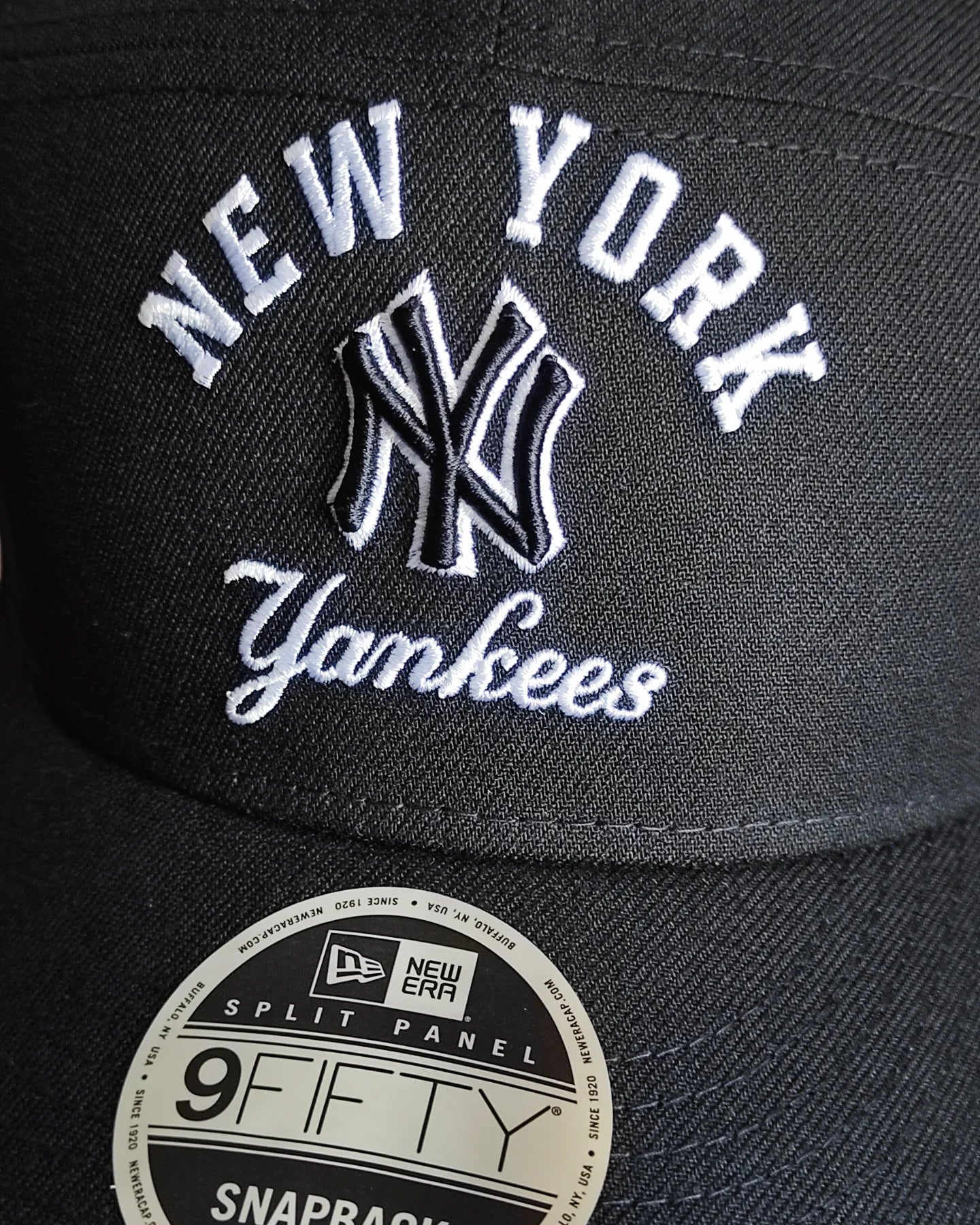 New Era New York script negro 9 FIFTY Snapback