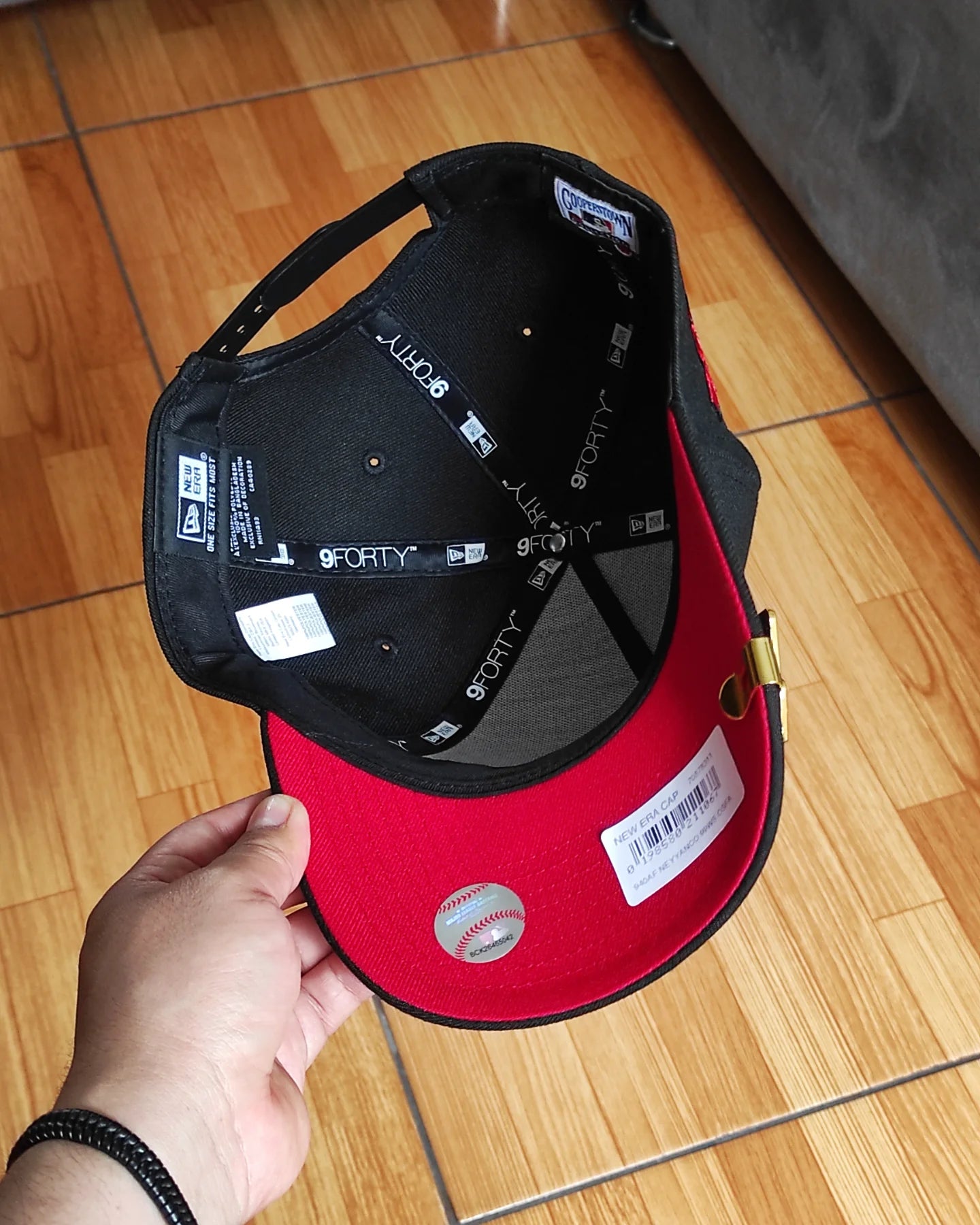 New Era New York Yankees 1999 world series black red 9Forty A-Frame Snapback