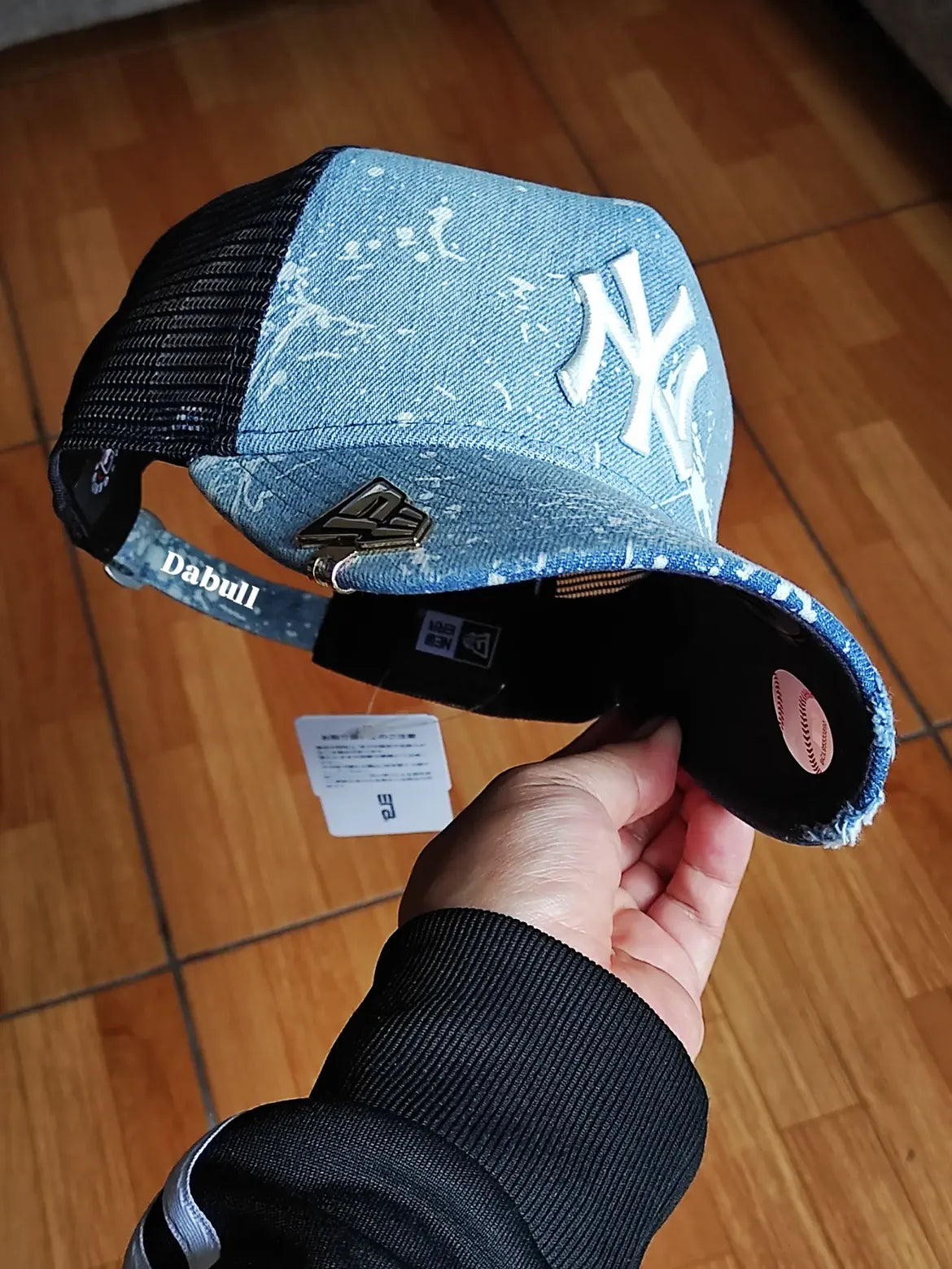 New Era New York Yankees Splash denim 9FORTY A-FRAME Snapback