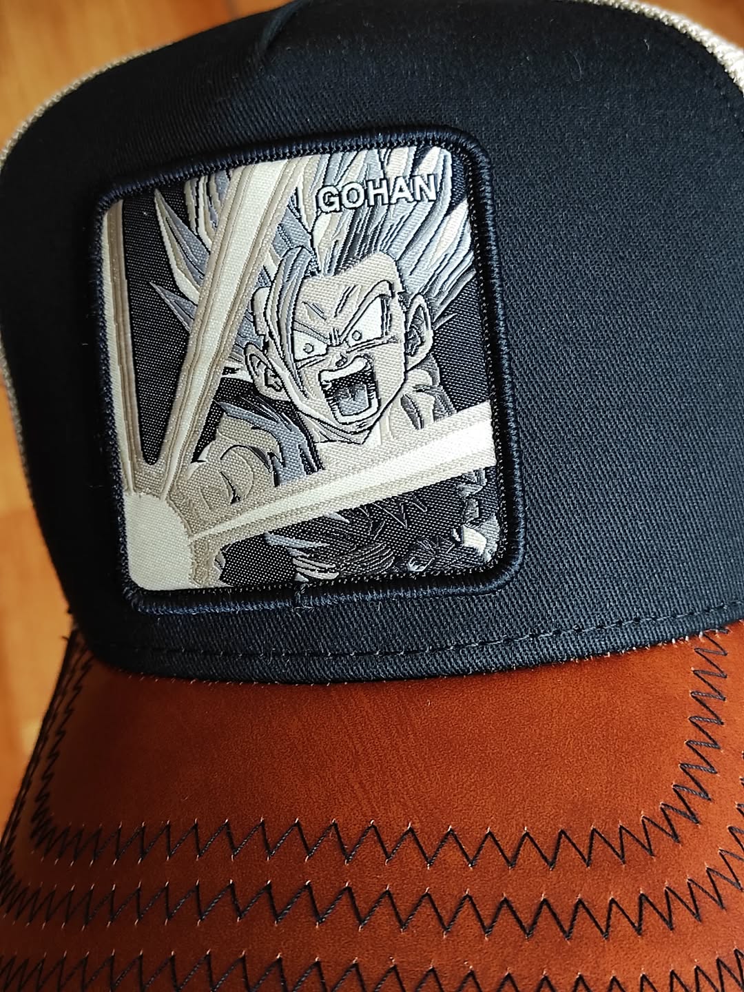 Gorra Capslab dragón ball Gohan super saya trucker cap