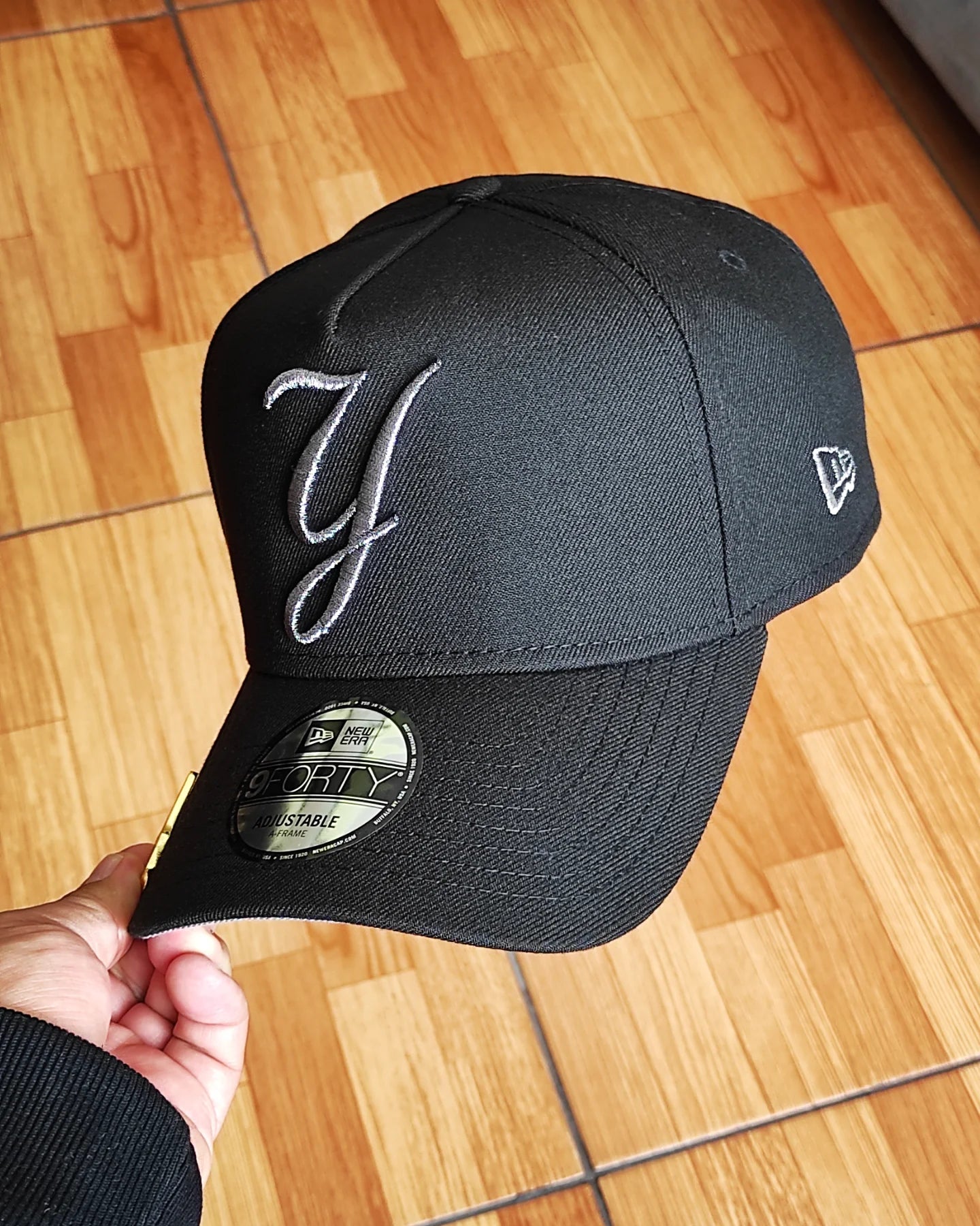 New Era New York Yankees World Series 1999 Liquid Titanium Black Edition 9Forty A Frame Snapback