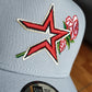 Houston Astros Rose PreCurvada 45th Anniversary New Era 9Fifty A-Frame Snapback