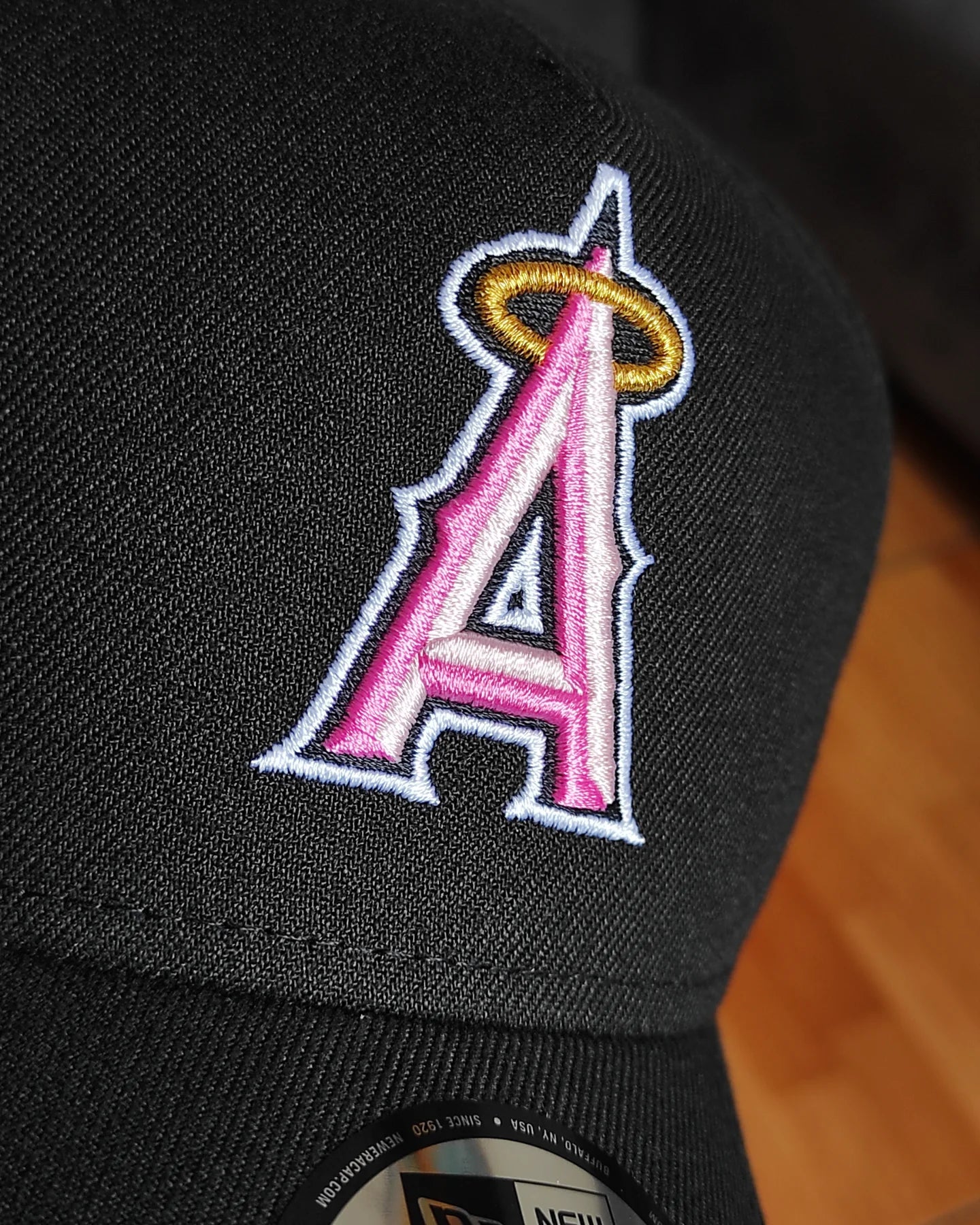 New Era Anaheim Angels 50th aniversario black/pin 9FORTY A-FRAME