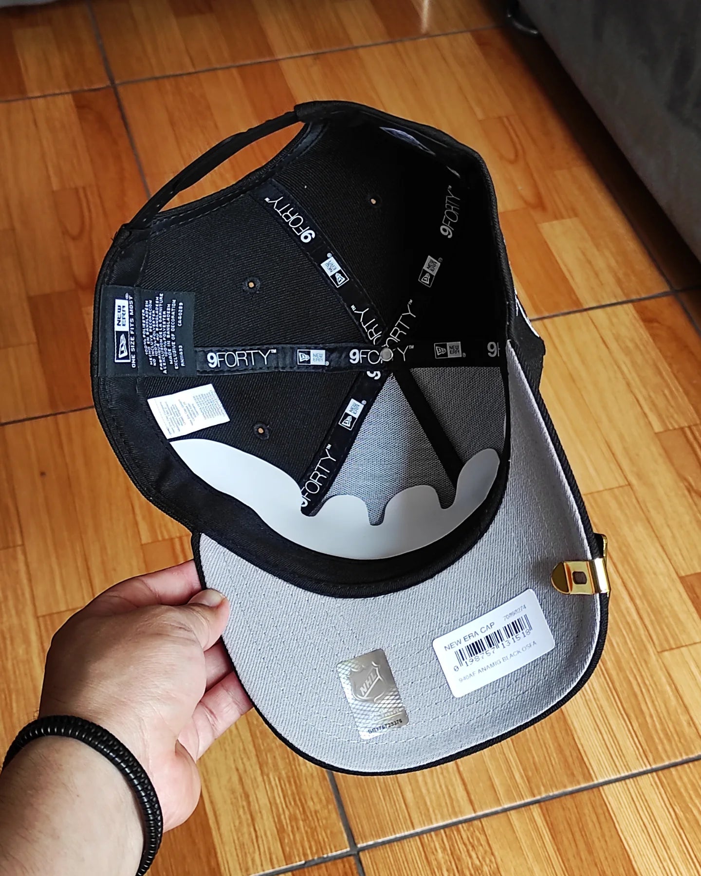 New Era Anaheim Ducks 30th Anniversary Black Classic 9Forty A Frame Snapback
