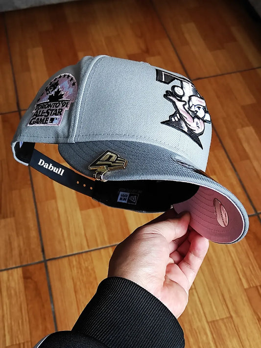 New Era Toronto BLUE Jays All Star Game gray 9FIFTY snapback UV pink
