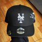 New York Mets Gray Bottom City Art Side Patch New Era 9Fifty Snapback - Black