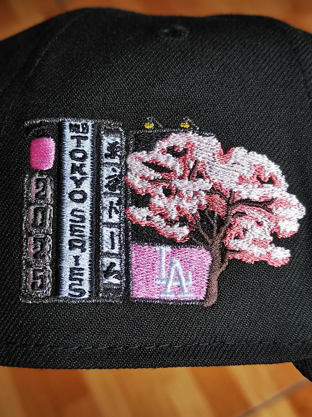 New Era Los Angeles Dodgers cherry Blossom🌸 Tokyo series 2025 BLACK 9forty a frame