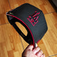 New Era Los Angeles Dodgers 50th Anniversary Blackout Red Prime Edition 9Fifty A Frame Snapback