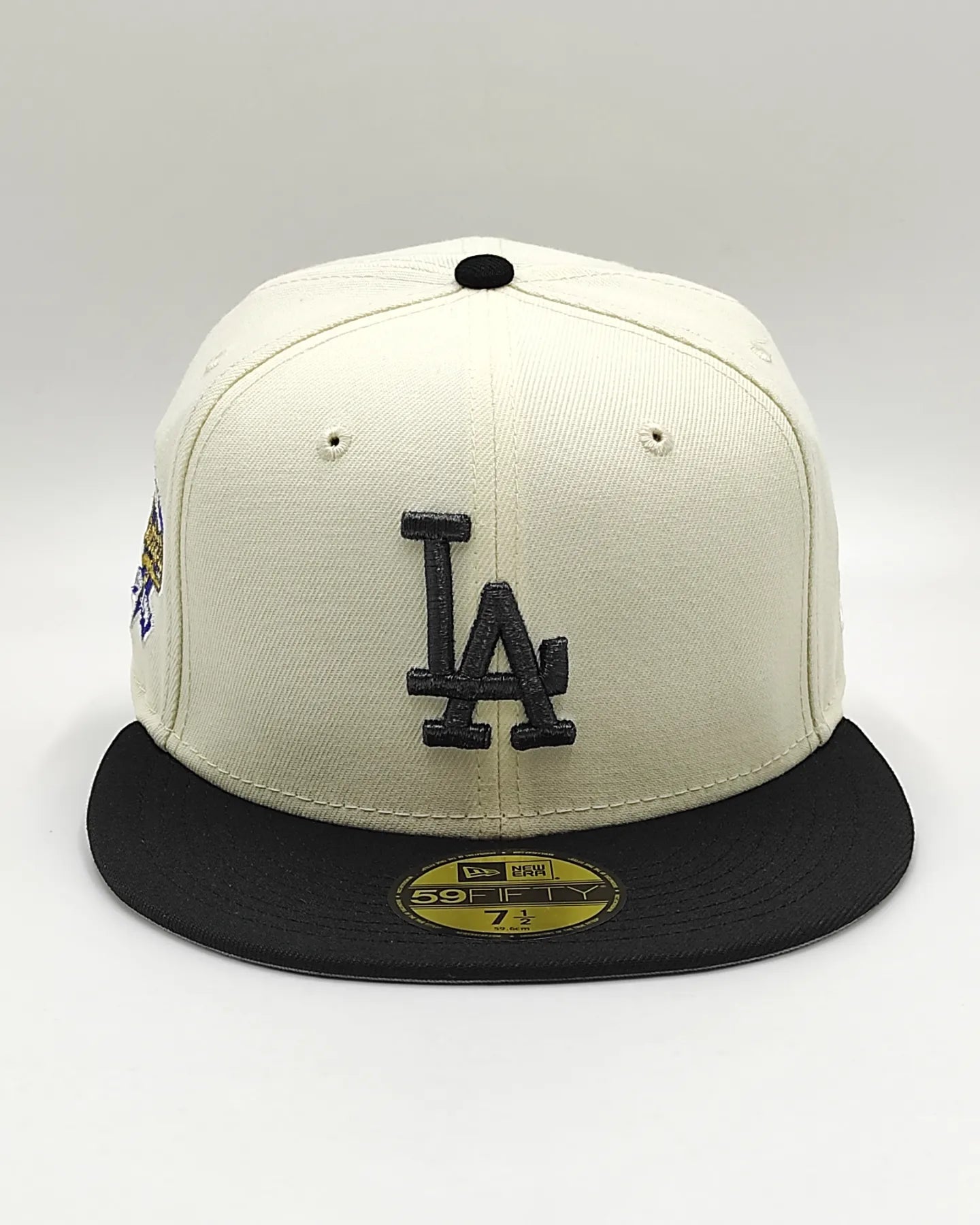 New Era Los Angeles Dodgers 100th anniversary chrome metallic two tone edition 59fifty fitted hat