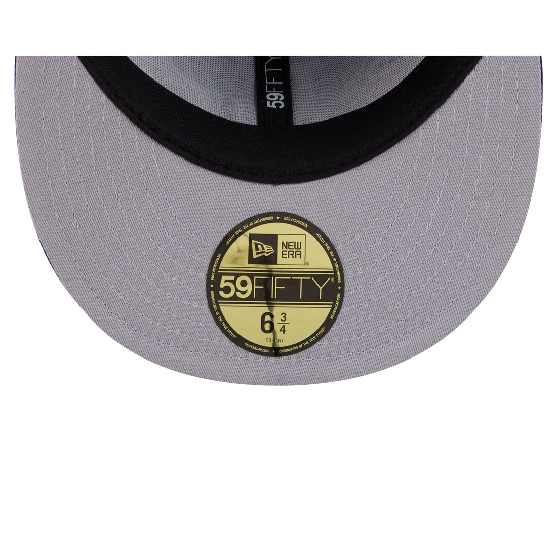 Royal Blue Los Angeles Dodgers All Over Logo Gray Bottom 59FIFTY New Era Fitted