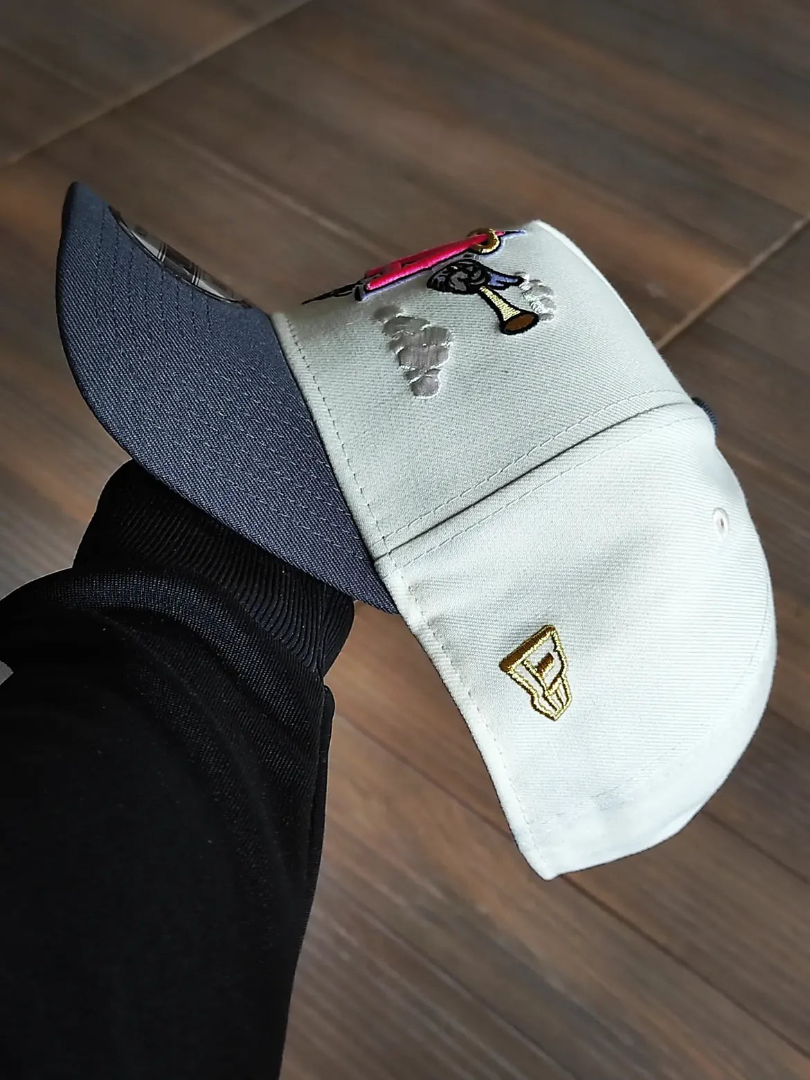 New Era Anaheim Angels 50th Anniversary Clouds Black Prime Edition 9Fifty aframe Hat