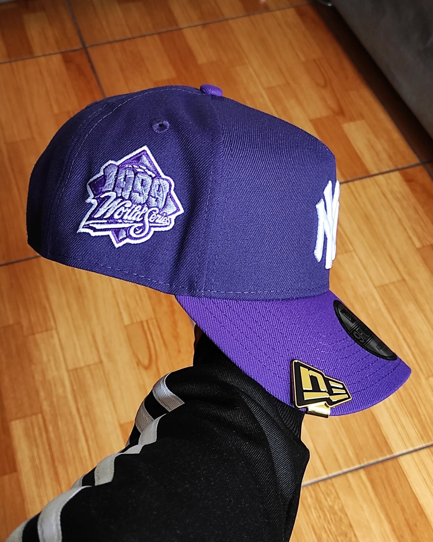 New Era New York Yankees world series 1999 Morado 2 tonos  9FORTY A-FRAME
