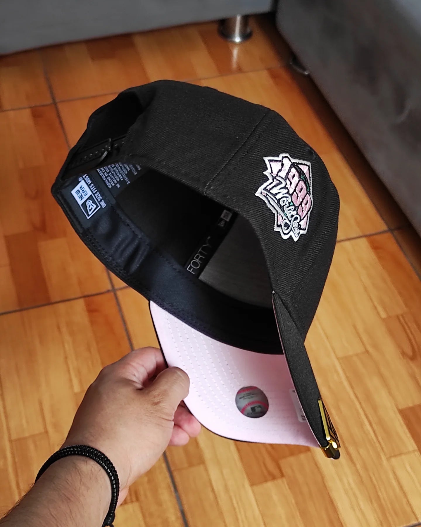 New Era New York Yankees 1999 world series black pink 9Forty A-Frame Snapback