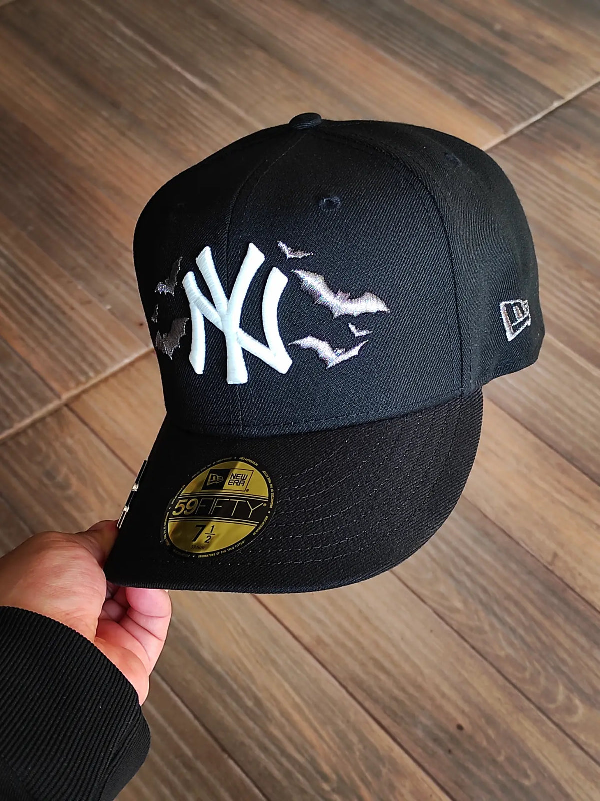 New Era New York Yankees Subway Series Bats Black Prime Edition 59Fifty Fitted Hat