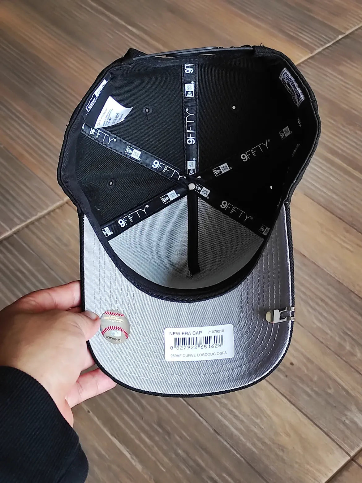 New Era Los Angeles Dodgers 40th Anniversary Angel Black Prime Edition 9Fifty A Frame Snapback Hat