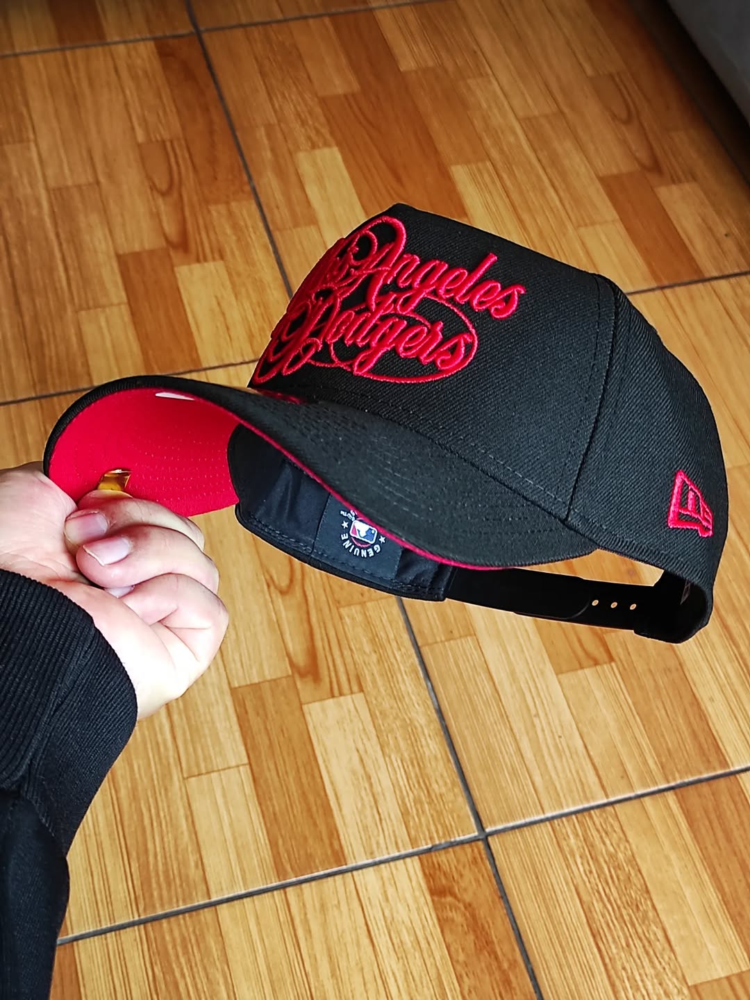 New Era Los Angeles Dodgers rose script 9Forty A Frame Snapback