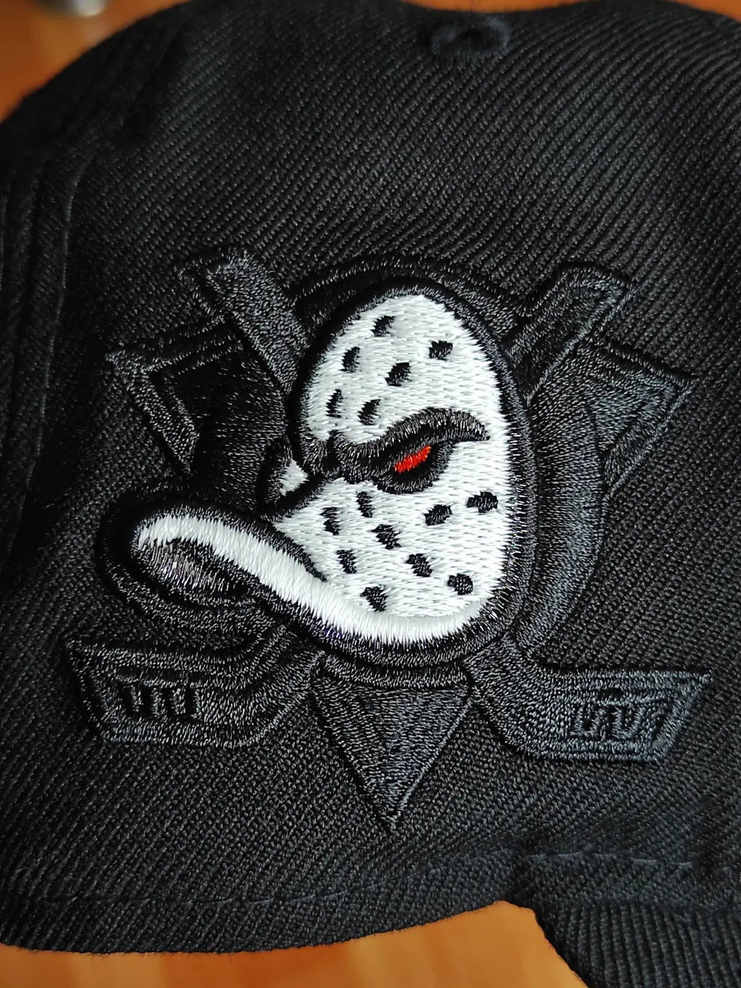 New Era Anaheim Ducks Blackout Glow Wool Edition 59Fifty Fitted Hat