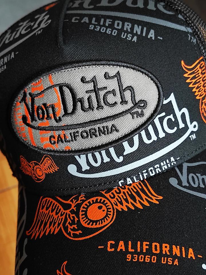 Gorra Von dutch trucker multilogo black edition