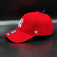 47brand New York Yankees  clasica color Rojo strapback