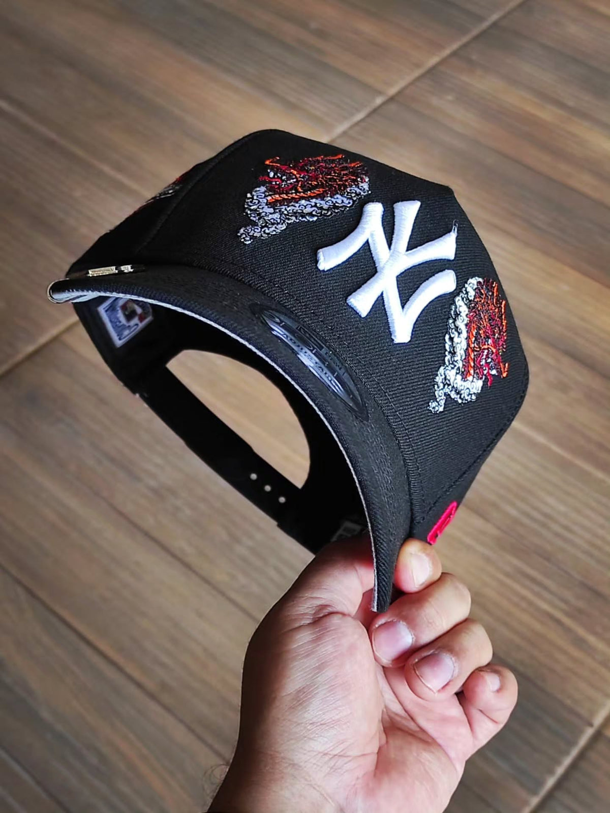 New Era New York Yankees World Series 1996 Dragon Black Prime Edition 9Forty A Frame Snapback Hat